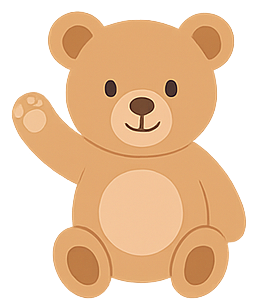 Waving Teddy Bear